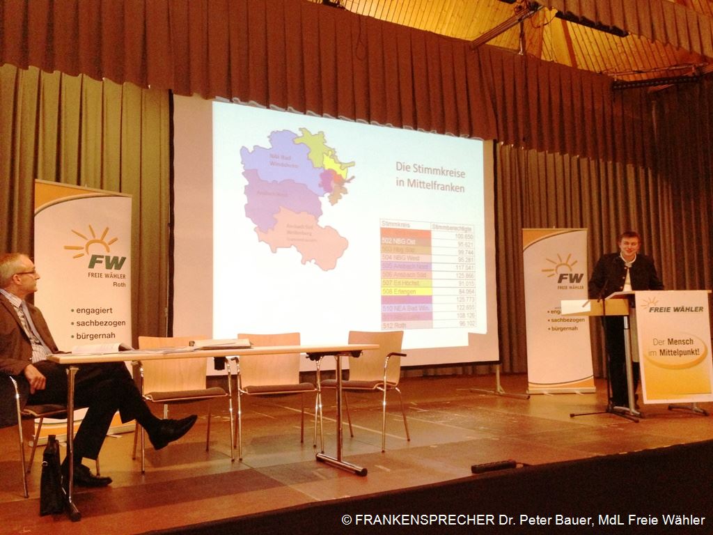 Nominierungsversammlung der  FW Mittelfranken in Rednitzhembach