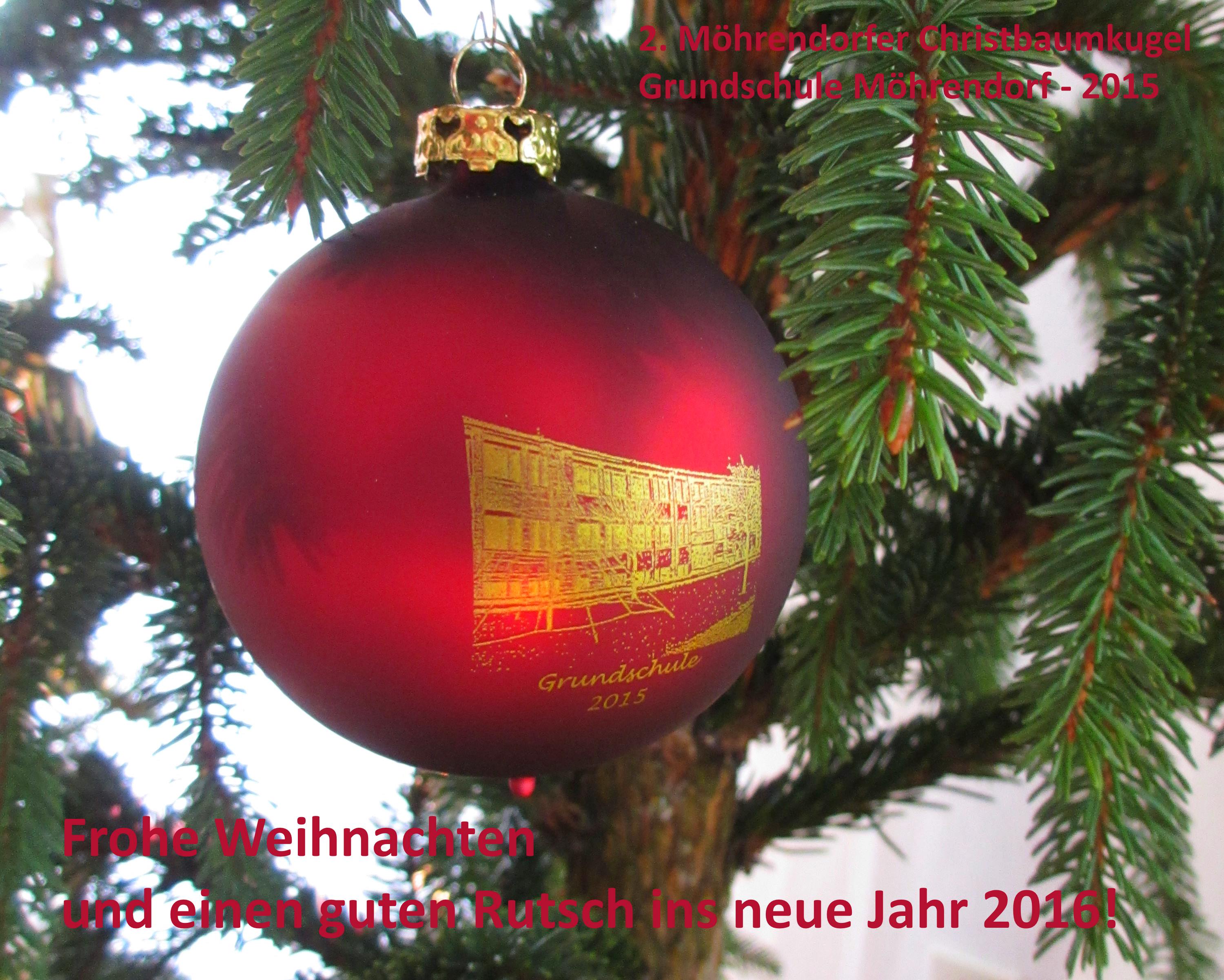 Frohe Weihnachten und einen guten Rutsch ins neue Jahr